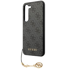 Заредете изображение във визуализатора на галерията – Original Case GUESS - hardcase 4G Charms Collection GUHCSA35GF4GGR for Samsung Galaxy A35 black
