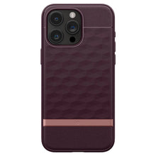 Заредете изображение във визуализатора на галерията – Caseology Parallax Mag case with MagSafe for iPhone 15 Pro Max - burgundy
