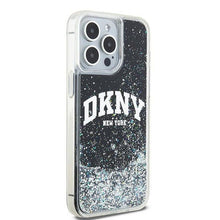 Заредете изображение във визуализатора на галерията – DKNY case for IPHONE 13 Pro Max DKHCP13XLBNAEK (DKNY HC Liquid Glitters W/Arch Logo) black

