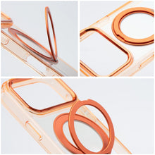 Заредете изображение във визуализатора на галерията – Case for iPhone 18 Pro / 17 Pro Frame Circle Stand compatible with MagSafe orange
