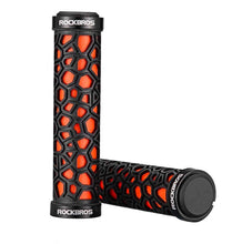 Заредете изображение във визуализатора на галерията – Rockbros 2017-14AOR bicycle grips - black and orange
