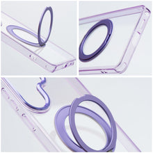 Заредете изображение във визуализатора на галерията – Case for Samsung A57 Frame Circle Stand compatible with MagSafe purple
