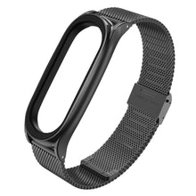 Заредете изображение във визуализатора на галерията – Tech-Protect MilaneseBand strap for Xiaomi Mi Smart Band 7 / 7 NFC - black
