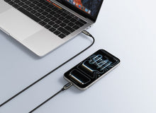 Заредете изображение във визуализатора на галерията – Cable with LED display Type C to Type C VEGER PD 5A 100W CC1-XHJ 1,5 m black
