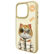 Заредете изображение във визуализатора на галерията – NIMMY case COOL&amp;CUTE 2.0 Cat for IPHONE 15 Pro khaki
