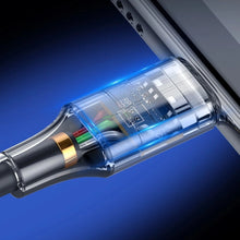 Заредете изображение във визуализатора на галерията – Ugreen US288 60124 USB-A / USB-C QC 3.0 3A 0.25m cable - gray
