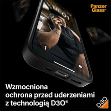 Заредете изображение във визуализатора на галерията – Military Grade Certified PanzerGlass ClearCase iPhone 15 Pro Case - Transparent &amp; Black
