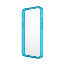 Заредете изображение във визуализатора на галерията – PanzerGlass ClearCase antibacterial Military Grade certified case for iPhone 13 mini - transparent blue
