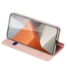 Заредете изображение във визуализатора на галерията – Dux Ducis Skin Pro case with flap and card slot for Xiaomi Redmi Note 13 Pro+ 5G - pink
