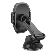 Заредете изображение във визуализатора на галерията – Borofone Car holder BH214 Adelante with induction charging to dashboard black

