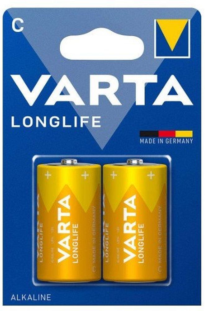 VARTA alkaline battery R14 (Type C) Longlife 2 pcs 