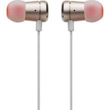 Заредете изображение във визуализатора на галерията – Wired earphones Jack 3,5mm with microphone JBL T290 gold
