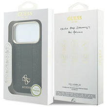 Заредете изображение във визуализатора на галерията – Case for IPHONE 18 Pro/17 Pro compatible with MagSafe (Stripe Peony 4G Logo) black 
