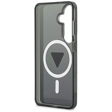 Заредете изображение във визуализатора на галерията – GUESS case for SAMSUNG S26 GUHMS26SHGTMLCGK (Magnetic IML Gradient Triangle) black
