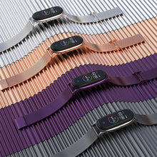 Заредете изображение във визуализатора на галерията – Tech-Protect MilaneseBand strap for Xiaomi Mi Smart Band 7 / 7 NFC - gold
