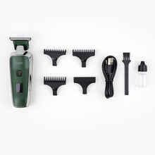Заредете изображение във визуализатора на галерията – HOCO electric hair clipper with digital display HP23 green
