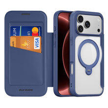 Заредете изображение във визуализатора на галерията – DUX DUCIS case SKIN X PRO compatible with MagSafe for iPhone 18 Pro Max / 17 Pro Max (Open Ring Version) blue
