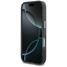 Заредете изображение във визуализатора на галерията – KARL LAGERFELD case for IPHONE 17 Pro compatible with MagSafe KLHMP17LHGKCGKBK (IML Glitter k&amp;C Sketch Logo) black
