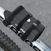 Заредете изображение във визуализатора на галерията – Rockbros 50210064001 bicycle strap with Velcro for Bluetooth speaker or water bottle - black

