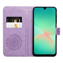Заредете изображение във визуализатора на галерията – MEZZO Book case for SAMSUNG A26 5G mandala purple
