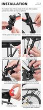 Заредете изображение във визуализатора на галерията – Rockbros 33210004001 bicycle rack with shelf - black
