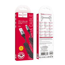 Заредете изображение във визуализатора на галерията – Cable USB A to Micro USB Hoco 2,4A 1,5 m X121 black
