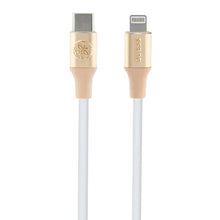 Заредете изображение във визуализатора на галерията – Guess Ebossed Logo USB-C / Lightning cable 1.5m fast charging - gold
