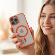 Заредете изображение във визуализатора на галерията – Case for iPhone 18 Pro / 17 Pro Flexline Mag Cover compatible with MagSafe orange
