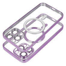 Заредете изображение във визуализатора на галерията – ELECTRO MAG COVER case compatible with MagSafe for IPHONE 17 Pro deep purple
