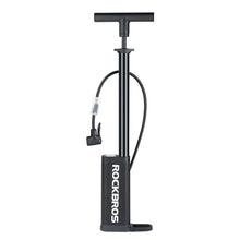 Заредете изображение във визуализатора на галерията – Rockbros 42310007001 floor bicycle pump - black
