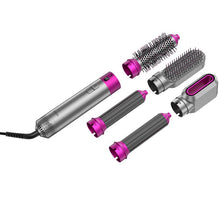 Заредете изображение във визуализатора на галерията – Warm air comb set 5in1 Hoco DAR41 rose red
