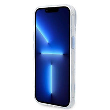 Заредете изображение във визуализатора на галерията – Guess Metal Outline MagSafe case for iPhone 14 Plus - blue
