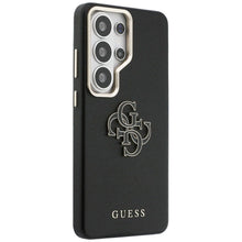 Заредете изображение във визуализатора на галерията – GUESS case for SAMSUNG S26 Ultra GUHCS26L5PS4RGGK (Grained Big 4G Metal Logo) black
