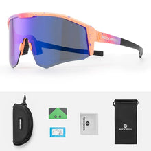 Заредете изображение във визуализатора на галерията – Rockbros SP297 polarizing cycling glasses - purple
