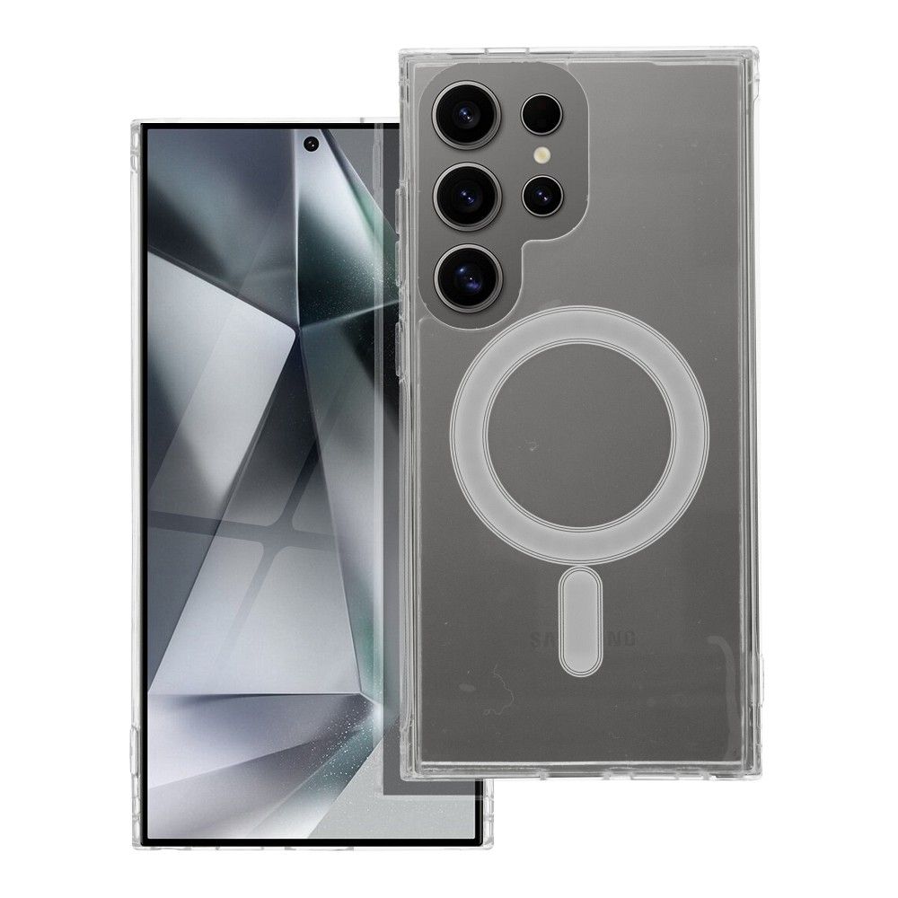 CLEAR MAG COVER case compatible with MagSafe for SAMSUNG S22 transparent