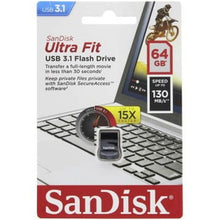 Заредете изображение във визуализатора на галерията – SANDISK флашка ULTRA FIT 64GB 130MB/s USB 3.2 Gen1
