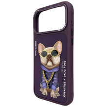 Заредете изображение във визуализатора на галерията – NIMMY case GLASSES COOL DOG for IPHONE 18 Pro Max/17 Pro Max purple
