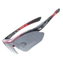 Заредете изображение във визуализатора на галерията – Rockbros 10141 photochromic UV400 cycling glasses - red
