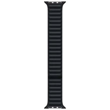 Заредете изображение във визуализатора на галерията – Apple ML813AM/A magnetic leather strap for Apple Watch 45 / 42 mm S/M - black
