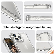 Заредете изображение във визуализатора на галерията – PanzerGlass Bundle 3in1 set transparent case + foil + camera cover for iPhone 15 Pro
