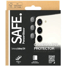 Заредете изображение във визуализатора на галерията – SAFE by PanzerGlass camera cover for Samsung Galaxy S24 / S23 / S23+ - with black frame
