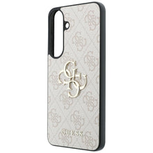 Заредете изображение във визуализатора на галерията – GUESS case for SAMSUNG S26 FE (Leather 4G Metal Logo) pink

