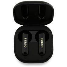 Заредете изображение във визуализатора на галерията – Wireless earphones TWS Guess 4G Metal Logo black
