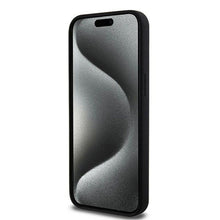 Заредете изображение във визуализатора на галерията – DKNY case for IPHONE 14 Pro Max compatible with MagSafe DKHMP14XSNYACH (DKNY HC MagSafe Silicone W/White Arch Logo) black
