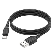 Заредете изображение във визуализатора на галерията – HOCO кабел USB A към Type C 3A X90 1м бял
