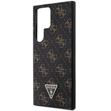Заредете изображение във визуализатора на галерията – Guess 4G Triangle case for Samsung Galaxy S24 Ultra - black
