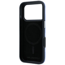 Заредете изображение във визуализатора на галерията – KARL LAGERFELD case for IPHONE 18 Pro/17 Pro compatible with MagSafe (Mono Resin Logo) light blue
