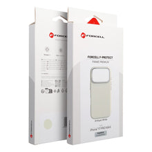 Заредете изображение във визуализатора на галерията – Case for iPhone 17 PRO MAX Forcell F-Protect Frame Premium compatible with Magsafe antique white
