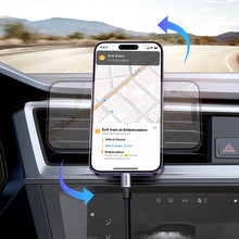 Заредете изображение във визуализатора на галерията – Ugreen LP428 magnetic car phone holder for air vent - black
