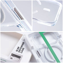 Заредете изображение във визуализатора на галерията – ROAR case SLIM DEFENDER compatible with MagSafe for IPHONE 18 Pro / 17 Pro transparent
